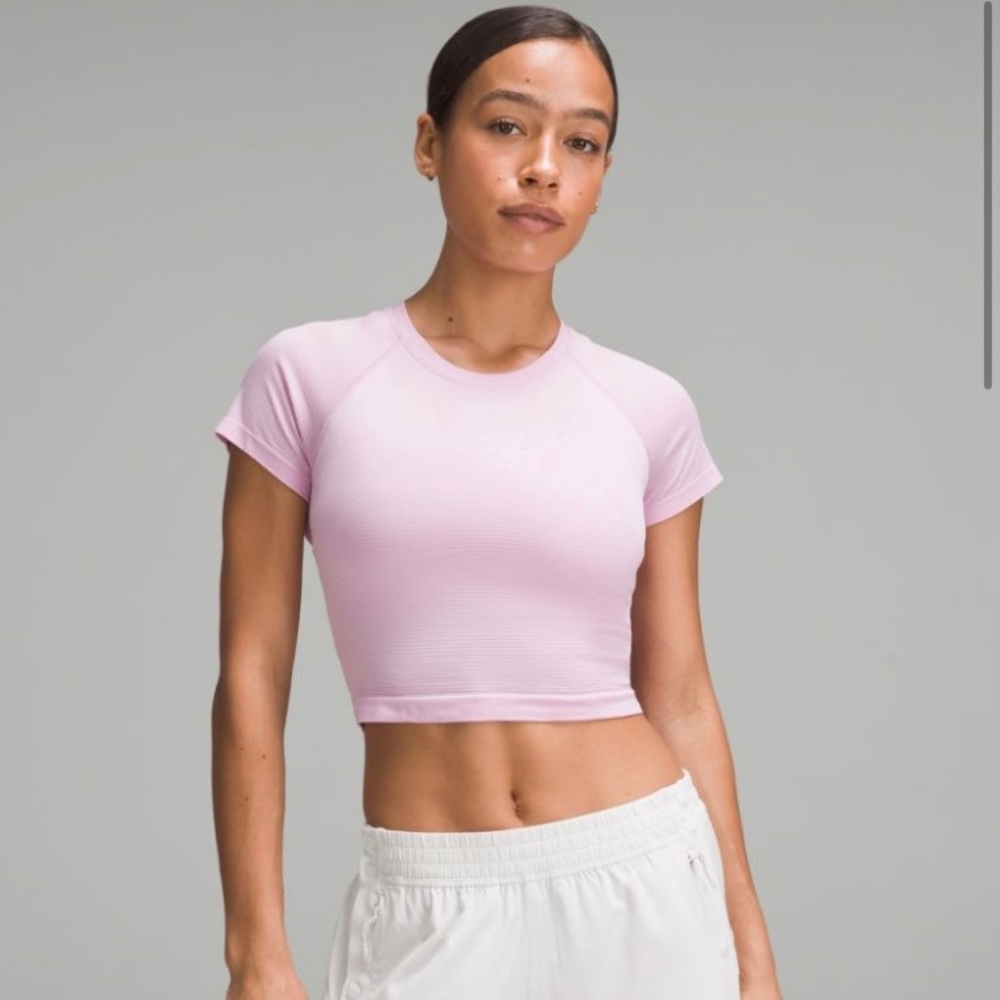 Lululemon Swifty Tech Cropped Short Sleeve 2.0
